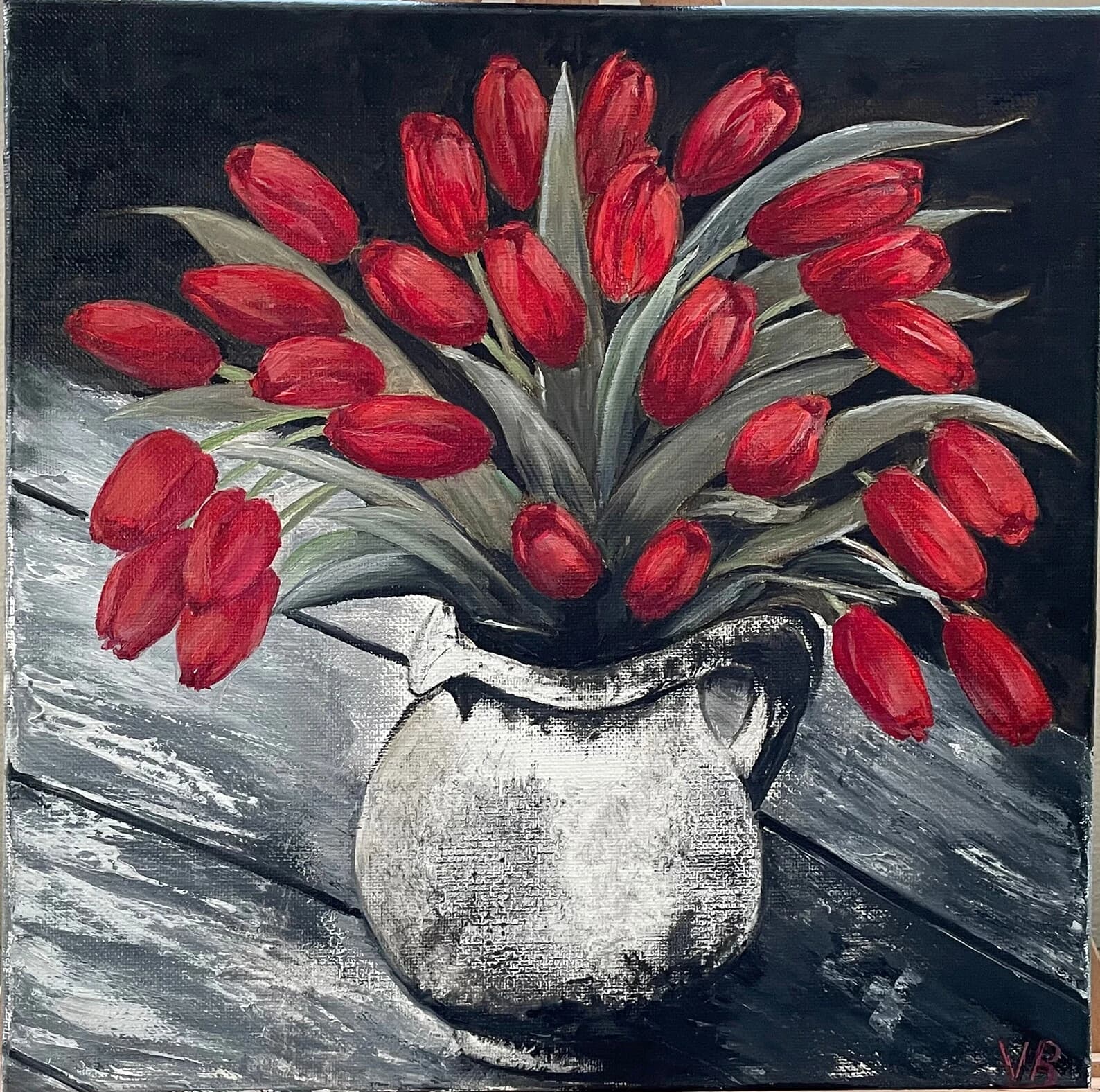 The Red Bloom Against Time