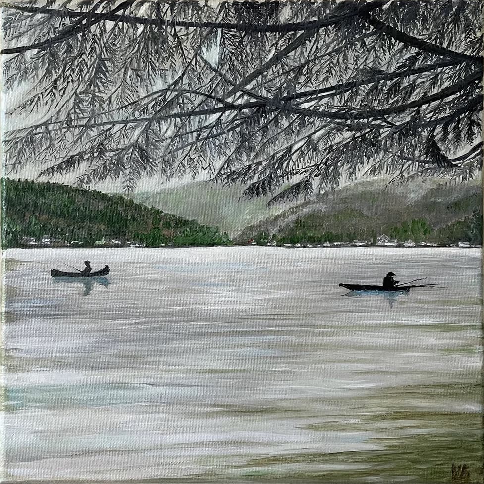 Serenity in the Shadows on Samish Lake